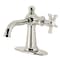 Kingston Brass SingleHandle Bathroom Faucet with Push PopUp, Polished Nickel KSD3546NX - alternate 1